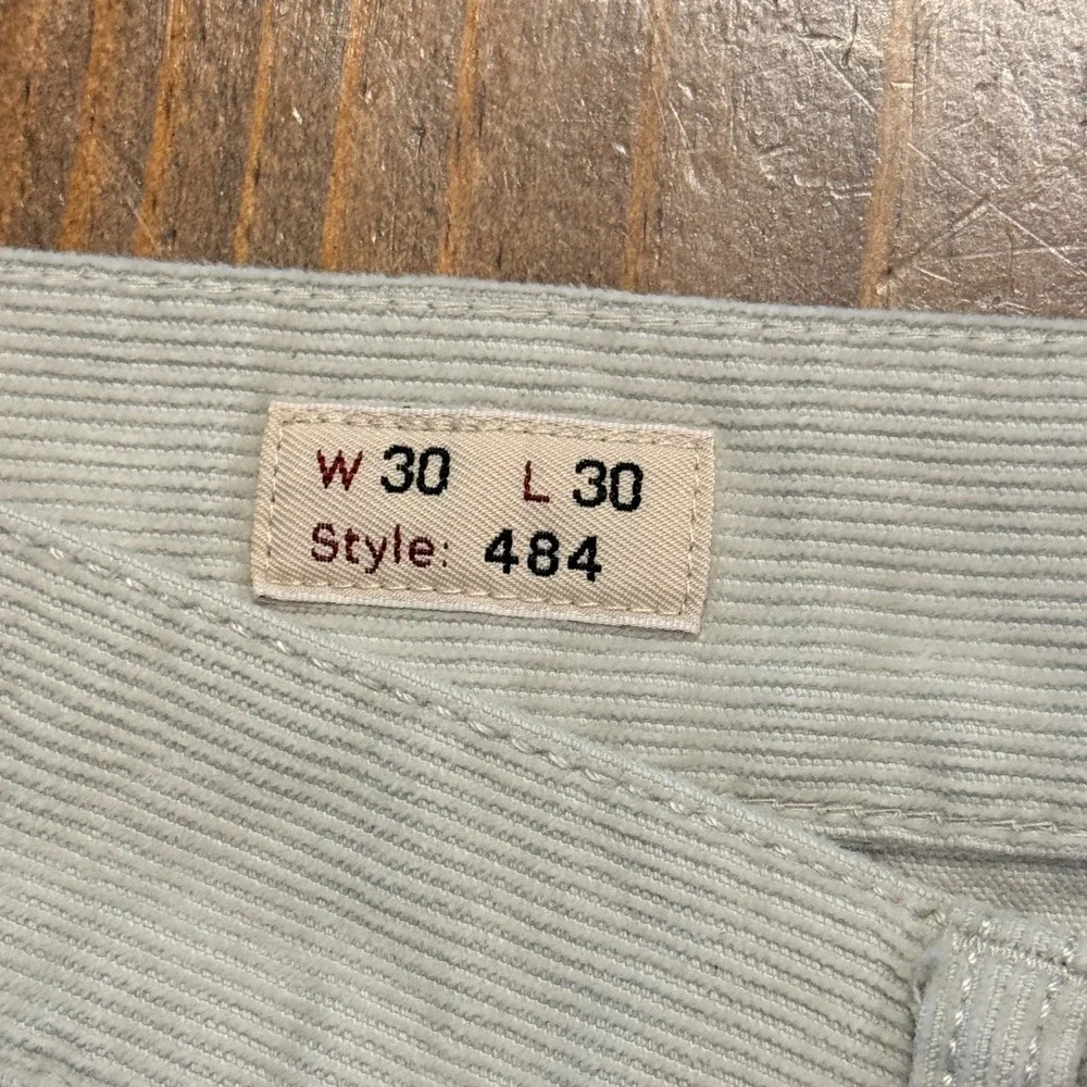 J Crew 484‎ Corduroy Pants Men's 30x30 Beige Slim Fit Traditional 5-Pocket Style